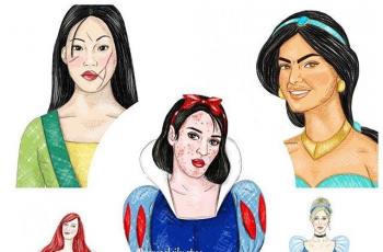 Merombak Tampilan Putri Disney, Ilustrator Ini Bicara Body Positivity