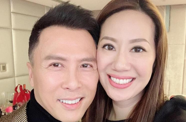 Donnie Yen dan istri, Cissy wang. (Instagram/@sweetcil)