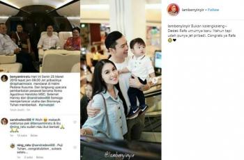 Rapahel Moeis Punya Jet Pribadi di Usia 1 Tahun. (Instagram/@lambenyinyir)
