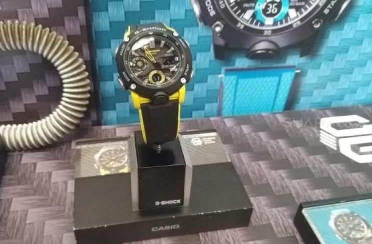 Peluncuran serangkaian jam tangan G-Shock di Jakarta, Kamis (4/4/2019) lalu. (Suara.com/Lintang Siltya Utami)