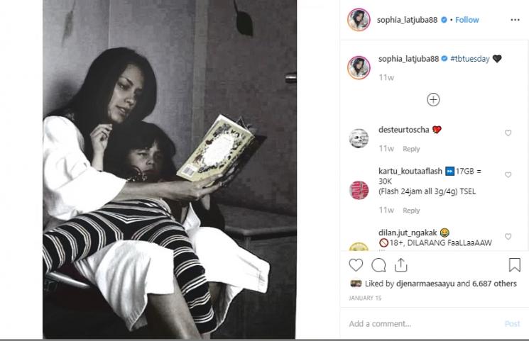 Sophia latjuba dan Manuella. (Instagram/@sophia_latjuba88)