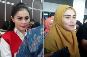 Lagi Umrah, Adu Gaya Hijab Pastel Jennifer Dunn dan Ayu Ting Ting