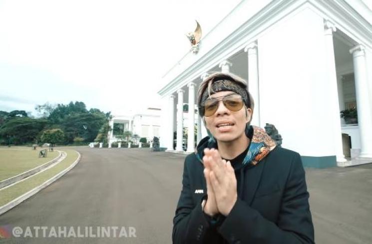 Ini Keseruan Vlog Atta Halilintar dan Jokowi. (YouTube/Atta Halilintar)