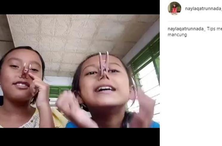 Bocah Ini Bikin Tips Membuat Hidung Mancung, Netizen: Itu Bikin Sakit Ojan