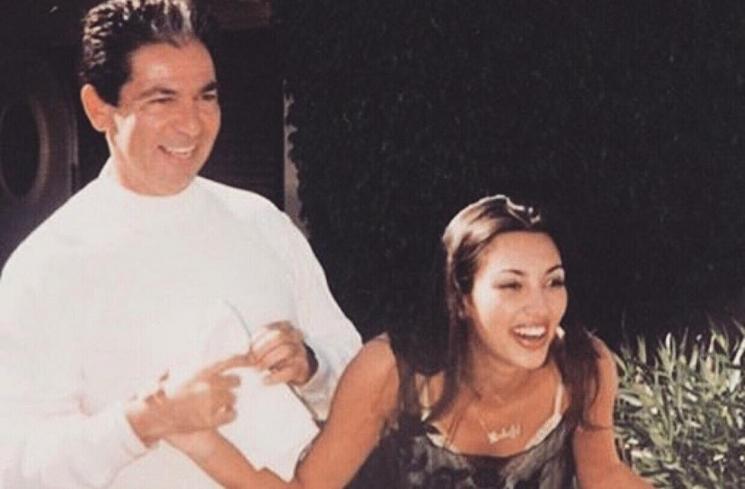 Kim Kardashian dan ayahnya, Robert Kardashian. (Instagram/@kimkardashian)