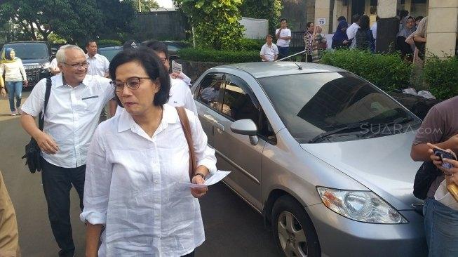 Menteri Keuangan RI, Sri Mulyani. (Suara.com/Muslimin)