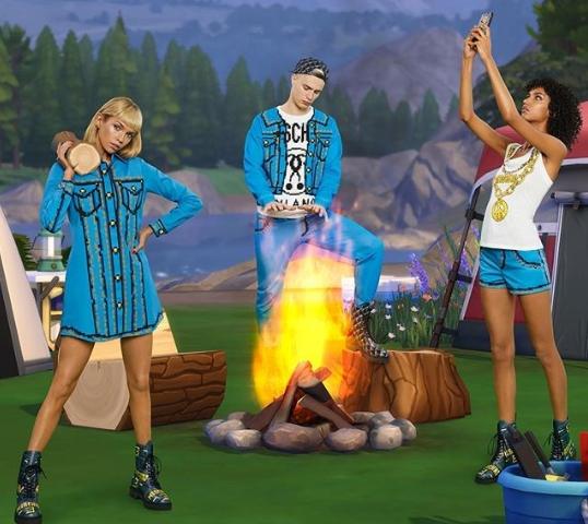 Moschino x The Sims. (Instagram/@moschino)