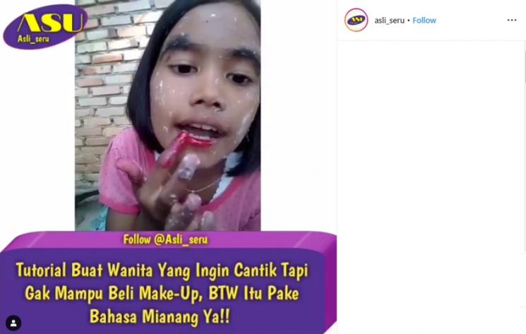 Tutorial makeup. (Instagram/@asli_seru)