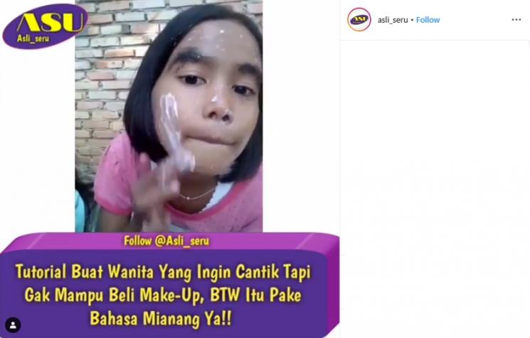 Tutorial makeup. (Instagram/@asli_seru)