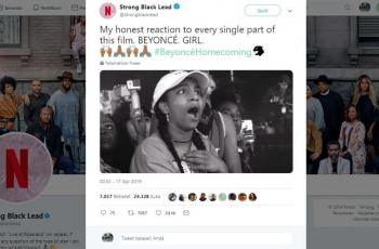Melongo Lihat Beyonce, Wanita Ini Langsung Viral di Media Sosial