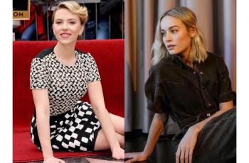 Scarlett Johansson dan Brie Larson Kompak Pakai Cincin Thanos