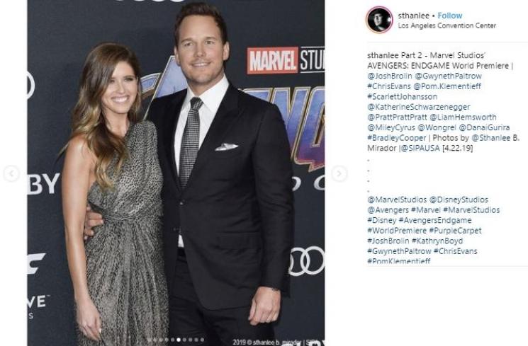Perdana, Chris Pratt Gandeng Kekasih di Premiere Film Avengers End Game. (Instagram/@sthanlee)