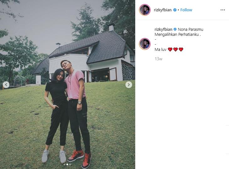 Rizky Febian dan Azalia Bianda Avissa. (Instagram/@rizkyfbian)
