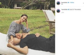 Hamish Daud Tidur di Pangkuan Raisa, Netizen Baper