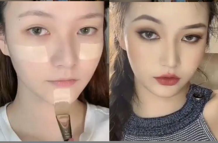 Wanita Ini Pakai Makeup Jennie Look, Hasilnya Bikin Pangling