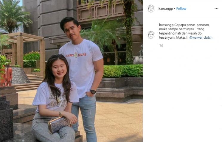 Kaesang dan Felicia. (Instagram/@kaesangp)