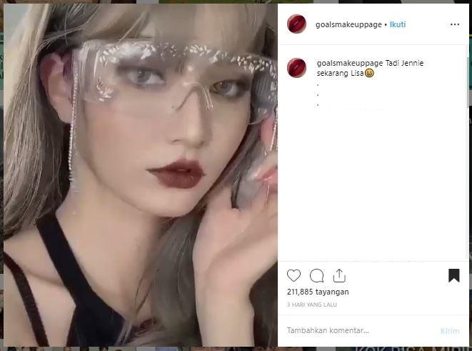 Tutorial makeup Lisa look. (Instagram/@goalsmakeuppage)