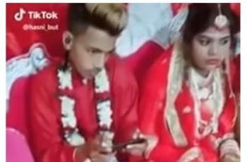 Viral di Media Sosial, Pengantin Pria Main PUBG di Pelaminan