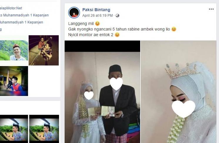 Viral di Facebook, Pria Ini Ditinggal Nikah Usai Pacaran 5 Tahun. (Facebook/Paksi Bintang)