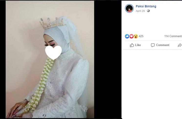 Viral di Facebook, Pria Ini Ditinggal Nikah Usai Pacaran 5 Tahun. (Facebook/Paksi Bintang)