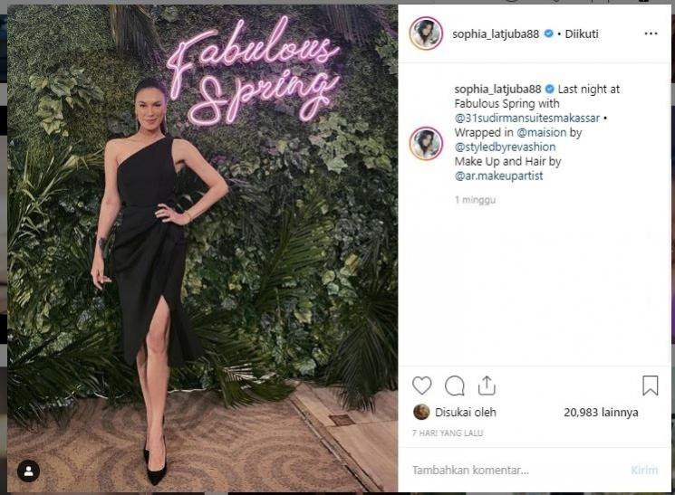 Sophia Latjuba. (Instagram/@sophia_latjuba88)