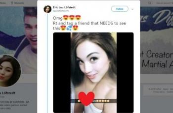 Cewek seksi pakai handuk. (Twitter/@LofstedtDude)