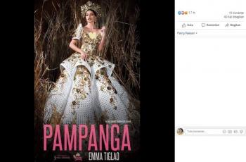 Keren, Ratu Kecantikan Filipina Pakai Gaun Buatan Narapidana