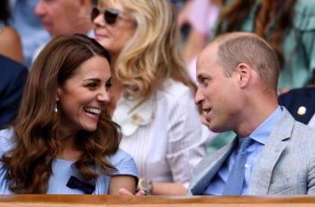 Potret Kebersamaan Pangeran William dan Kate Middleton di Wimbledon 2019