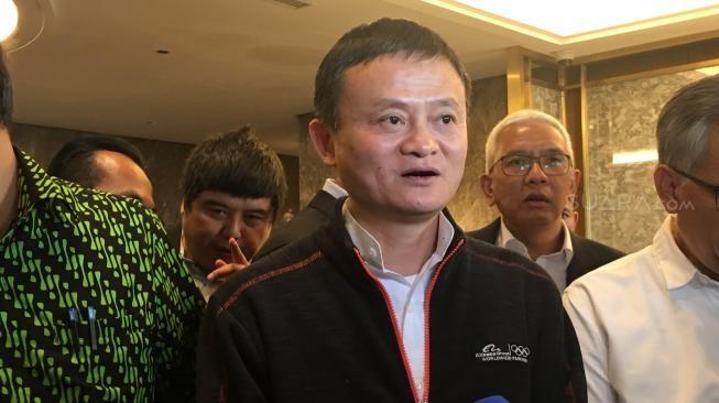 CEO Alibaba Jack Ma. (Suara.com/Dian Kusumo Hapsari)