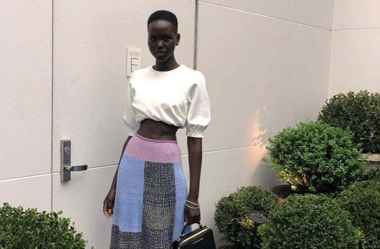 Adut Akech. (Instagram/@adutakech)