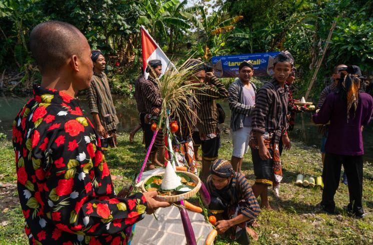 Larung Kali Gajah Wong. (Istimewa/Dok.Biennale Jogya XV Equator #5)