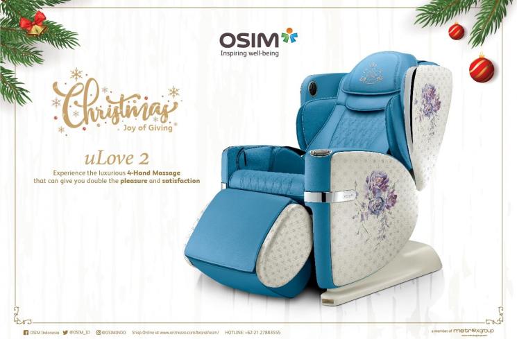 Kursi pijat berteknologi tinggi dari OSIM, uLove 2 Massage Chair. (Istimewa/OSIM Indonesia)