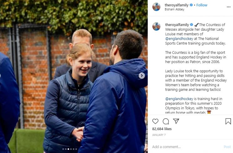 Lady Louise Windsor. (Instagram/@theroyalfamily)