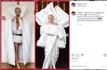 Kocak, Warganet Ramai-Ramai Ikut Tren Home Couture di Instagram