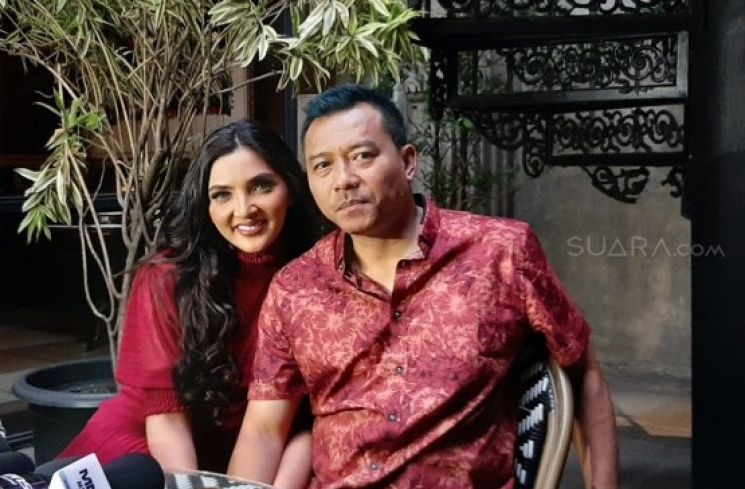 Anang Hermansyah dan Ashanty. (Suara.com/Evi Ariska)