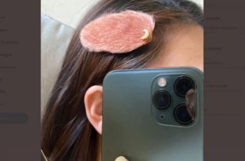 Bentuknya Imut Berbulu, Jepit Rambut Ini Ternyata Dibuat dari Biji Mangga