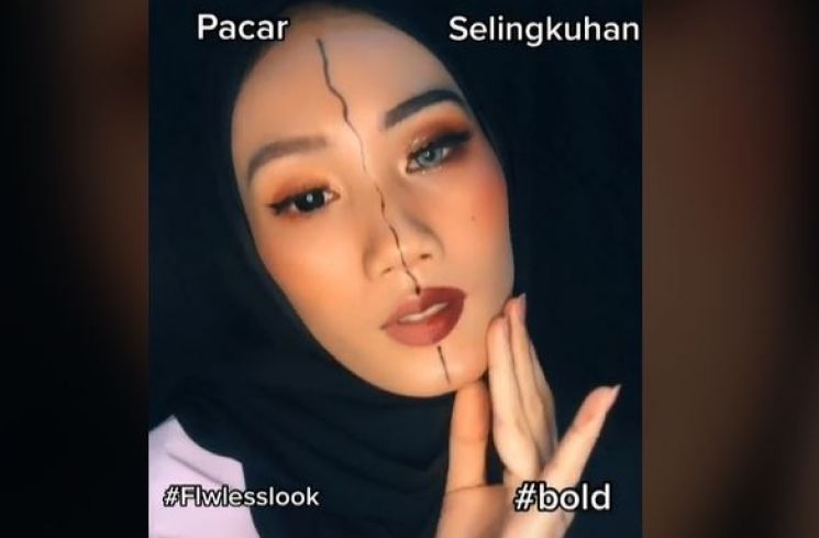 Makeup Ketemu Pacar vs Selingkuhan (tiktok.com/@ivahmeifa_)