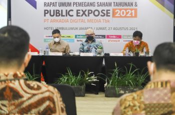 Arkadia Digital Media Beberkan Inisiatif Baru saat RUPS dan Pubex 2021