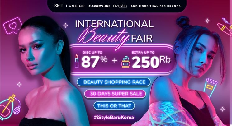International Beauty Fair, festival belanja produk kecantikan dari iStyle.id yang berlangsung selama bulan November, dengan promo dan cashback menarik dari lebih dari 500 brand kecantikan lokal, internasional, hingga Korea. (Istimewa)