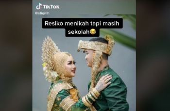 Kuliah Tetap Jalan, Viral Wanita Ini Gelar Pernikahan Meski Sibuk Koas