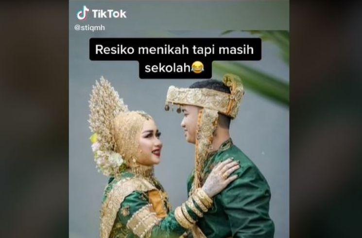 Curhat Pengantin Wanita Menikah sambil Kuliah (tiktok.com/@stiqmh)