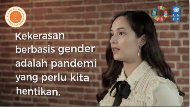 Chelsea Islan berpartisipasi dalam kampanye 16 Hari Anti Kekerasan Terhadap Perempuan. (Istimewa)