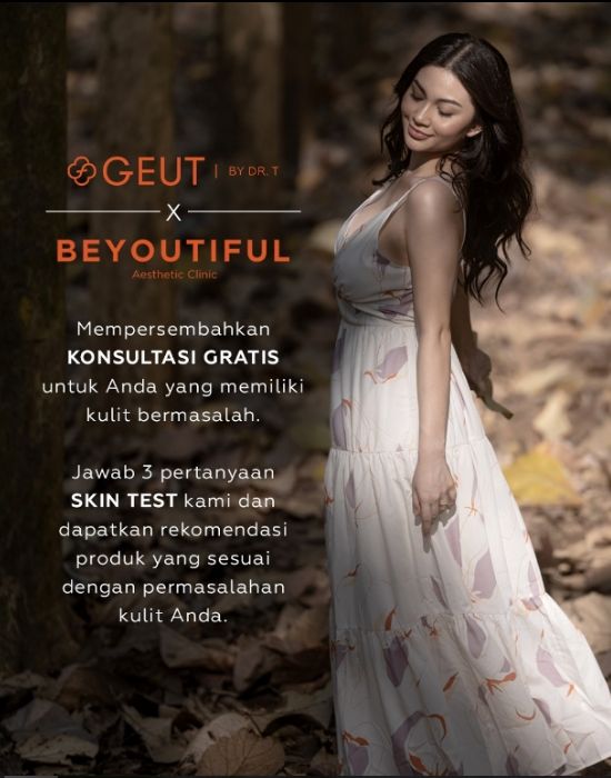 GEUT BY DR. T bersama dengan Beyoutiful Clinic menyediakan layanan skin test gratis. (Istimewa)