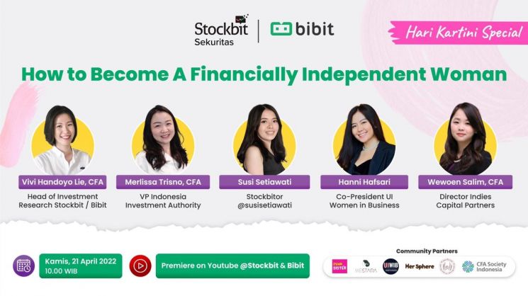 Stockbit dan Bibit.id turut merayakan Hari Kartini 2022 (Istimewa)
