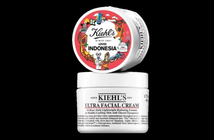 Kemasan spesial Kiehl's Ultra Facial Cream dalam kampanye Kiehl’s Loves Indonesia (Istimewa)