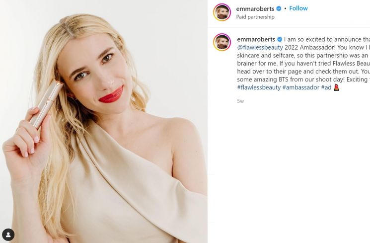 Emma Roberts ungkap tips rutinitas skincare andalannya yang ternyata melibatkan banyak keringat (Instagram/emmaroberts)