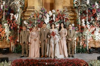 Tampil Mewah dan Elegan, Ternyata Gaun Resepsi Bella Bonita Dibuat Hanya dalam 10 Hari