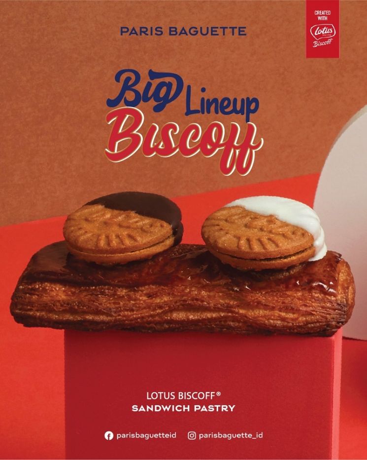 LOTUS BISCOFF Sandwich Pastry (Dok.Istimewa/Paris Baguette)