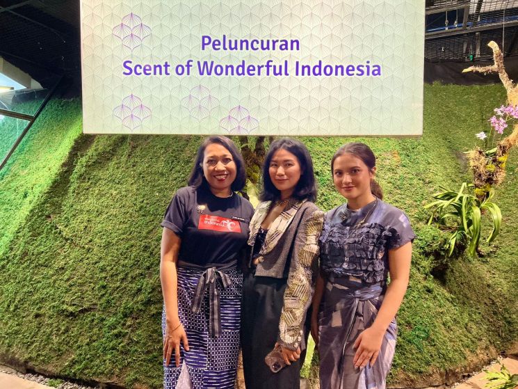 Marsha Aruan di Acara Peluncuran Scent of Wonderful Indonesia (Dok. Ist)