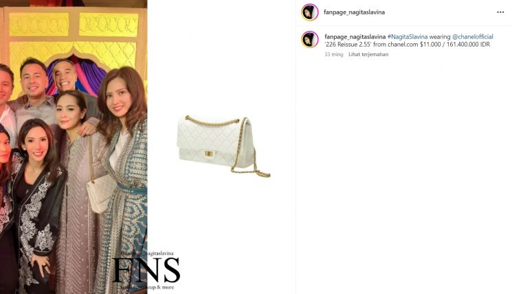 Koleksi tas Chanel milik Nagita Slavina (Instagram/fanpage_nagitaslavina)